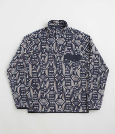 Patagonia Lightweight Synchilla Snap-T Fleece - Flow: Sunken Blue