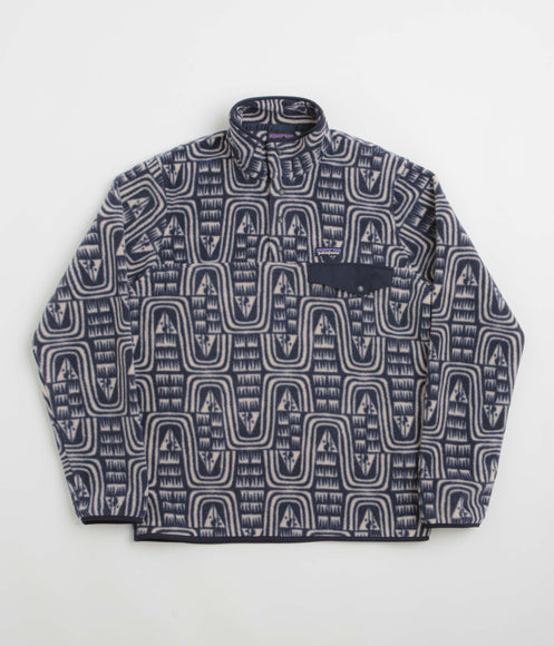 Patagonia Lightweight Synchilla Snap-T Fleece - Flow: Sunken Blue
