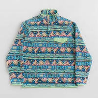 Patagonia Lightweight Synchilla Snap-T Fleece in High Hopes Geo: Salamander Green thumbnail