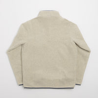 Patagonia Lightweight Synchilla Snap-T Fleece - Oatmeal Heather / Smolder Blue thumbnail
