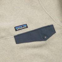 Patagonia Lightweight Synchilla Snap-T Fleece - Oatmeal Heather / Smolder Blue thumbnail
