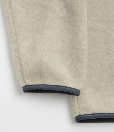 Patagonia Lightweight Synchilla Snap-T Fleece - Oatmeal Heather / Smolder Blue