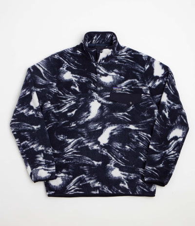 Patagonia Lightweight Synchilla Snap-T Fleece in Polar Breeze: Sunken Blue