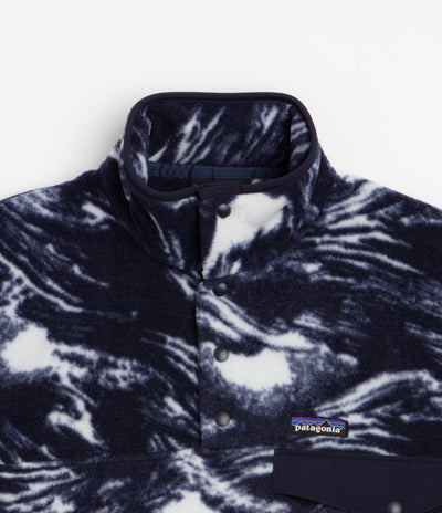 Patagonia Lightweight Synchilla Snap-T Fleece in Polar Breeze: Sunken Blue