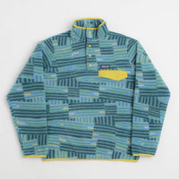 Patagonia Lightweight Synchilla Snap-T Fleece - Quilty Fitz: Wetland Blue thumbnail