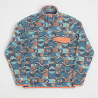 Patagonia Lightweight Synchilla Snap-T Fleece - Swallowtail Geo: Still Blue thumbnail