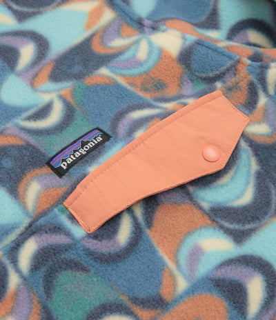Patagonia Lightweight Synchilla Snap-T Fleece - Swallowtail Geo: Still Blue