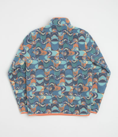 Patagonia Lightweight Synchilla Snap-T Fleece - Swallowtail Geo: Still Blue