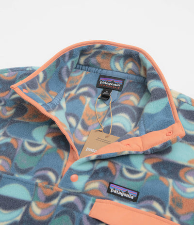 Patagonia Lightweight Synchilla Snap-T Fleece - Swallowtail Geo: Still Blue