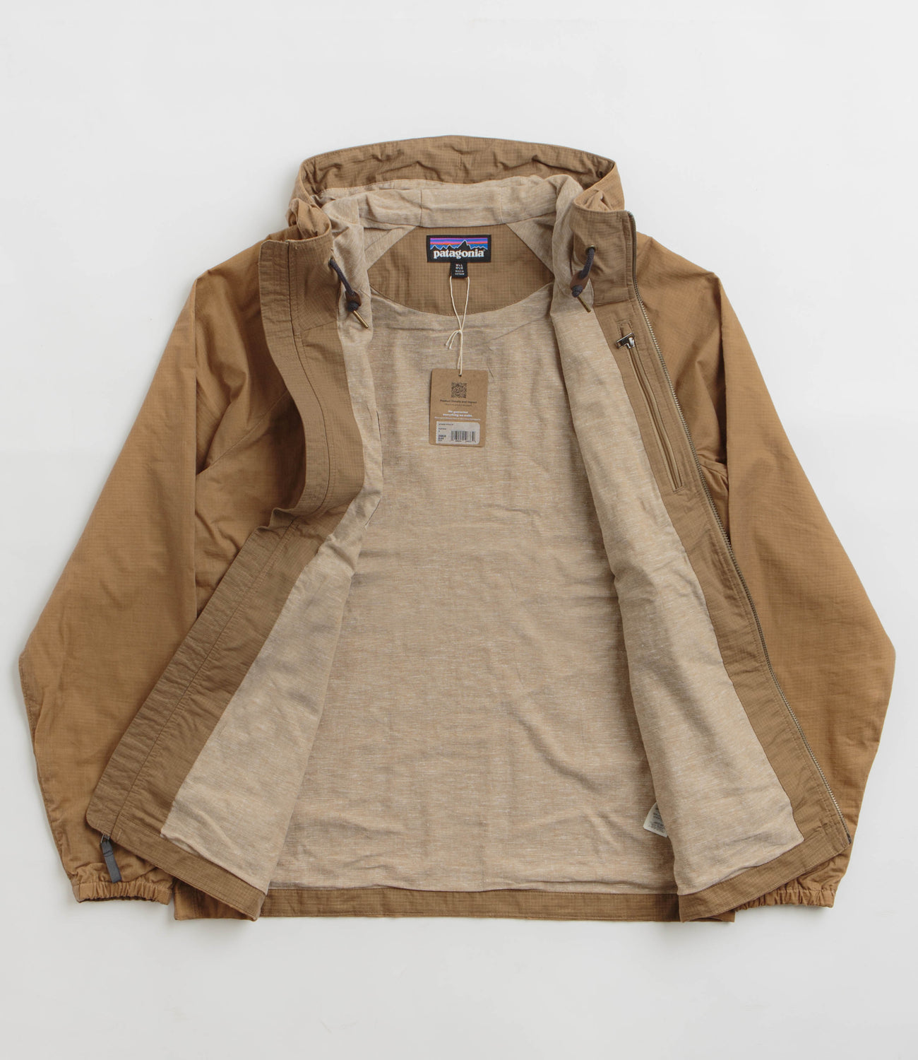 Patagonia Lightweight Waxed Cotton Jacket - Slab Khaki | flatspot