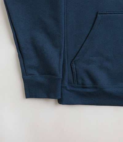 Patagonia Line Logo Ridge Stripe Uprisal Hoodie in Lagom Blue