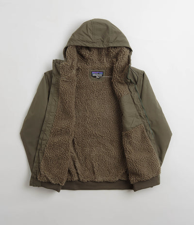 Patagonia Lined Isthmus Hoodie - Basin Green