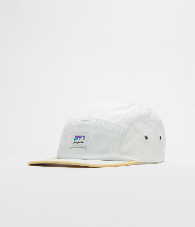 Patagonia Graphic Maclure Cap in Shop Sticker: Birch White