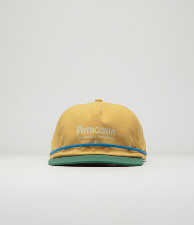 Patagonia Merganzer Cap in Water People Banner: Pufferfish Gold