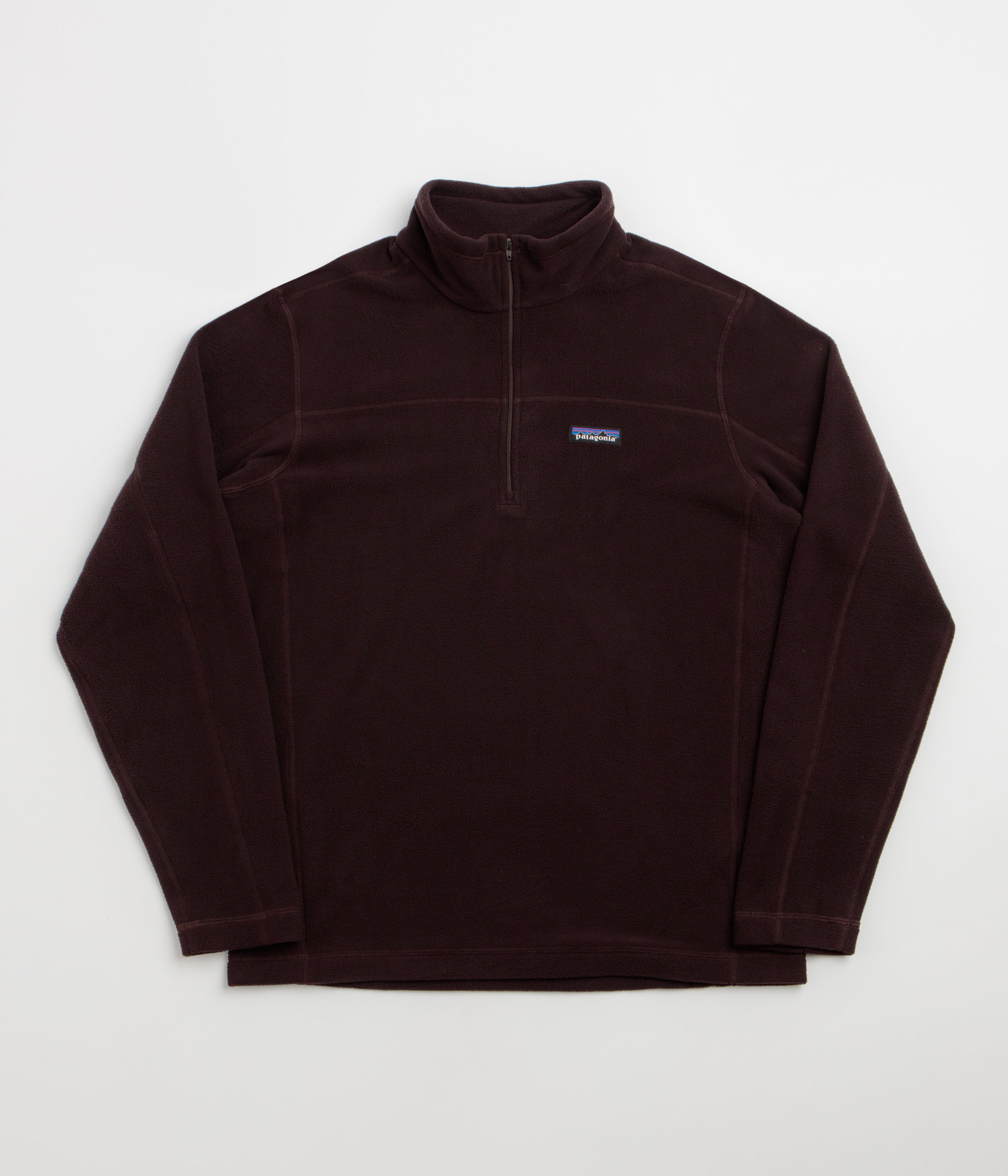 Patagonia Micro D 1/4 Zip Fleece - Den Brown