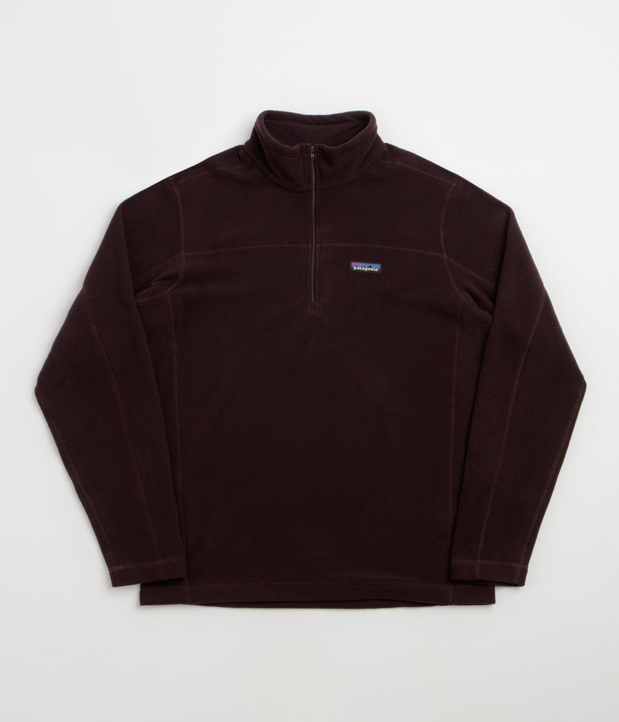 Patagonia Micro D 1/4 Zip Fleece - Den Brown