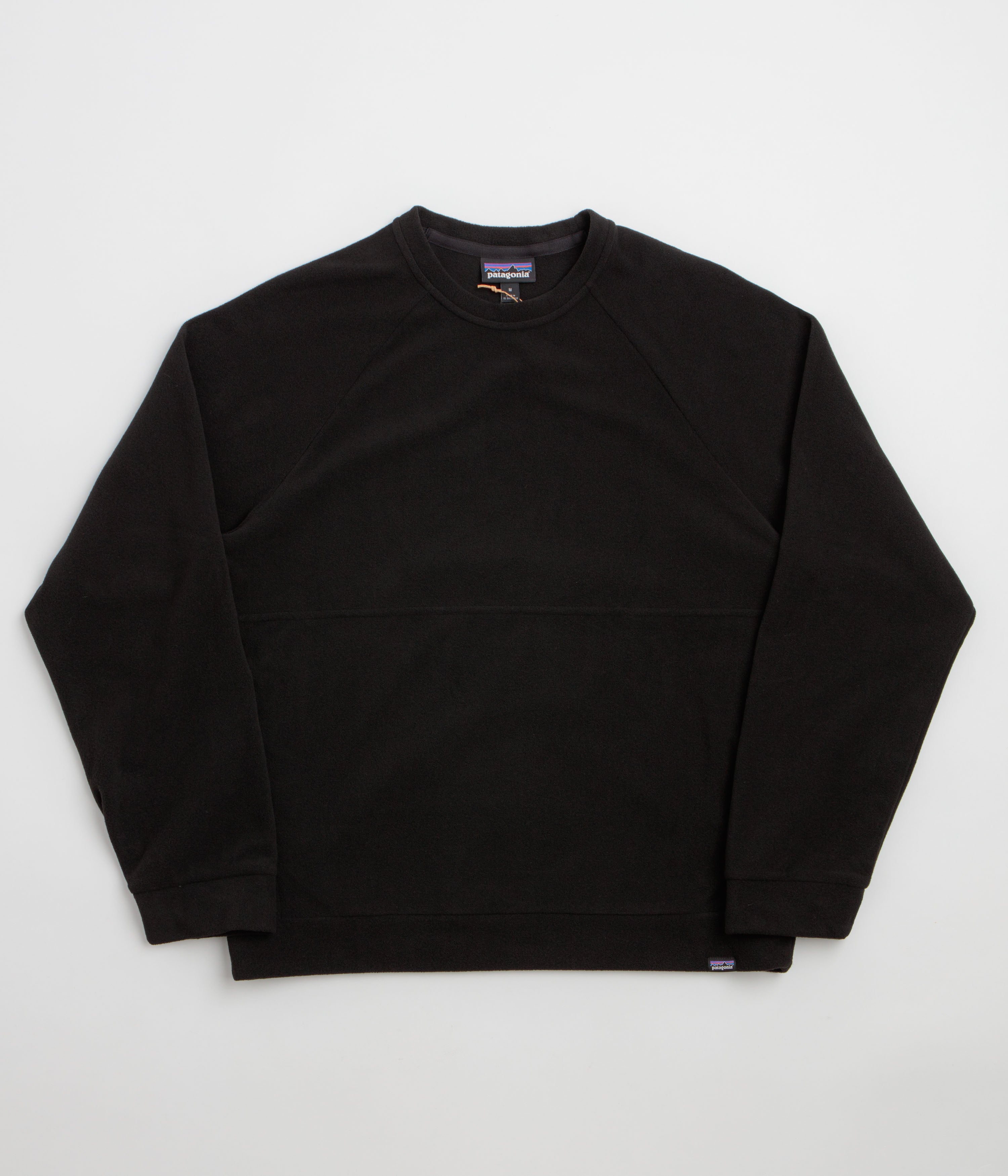 Patagonia Micro D Crewneck Sweatshirt - Black