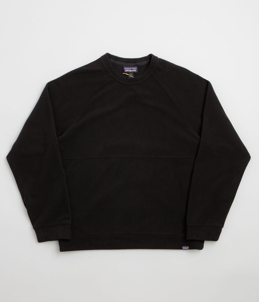 Patagonia Micro D Crewneck Sweatshirt - Black
