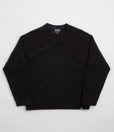 Patagonia Micro D Crewneck Sweatshirt - Black