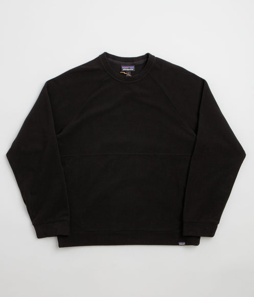 Patagonia Micro D Crewneck Sweatshirt - Black