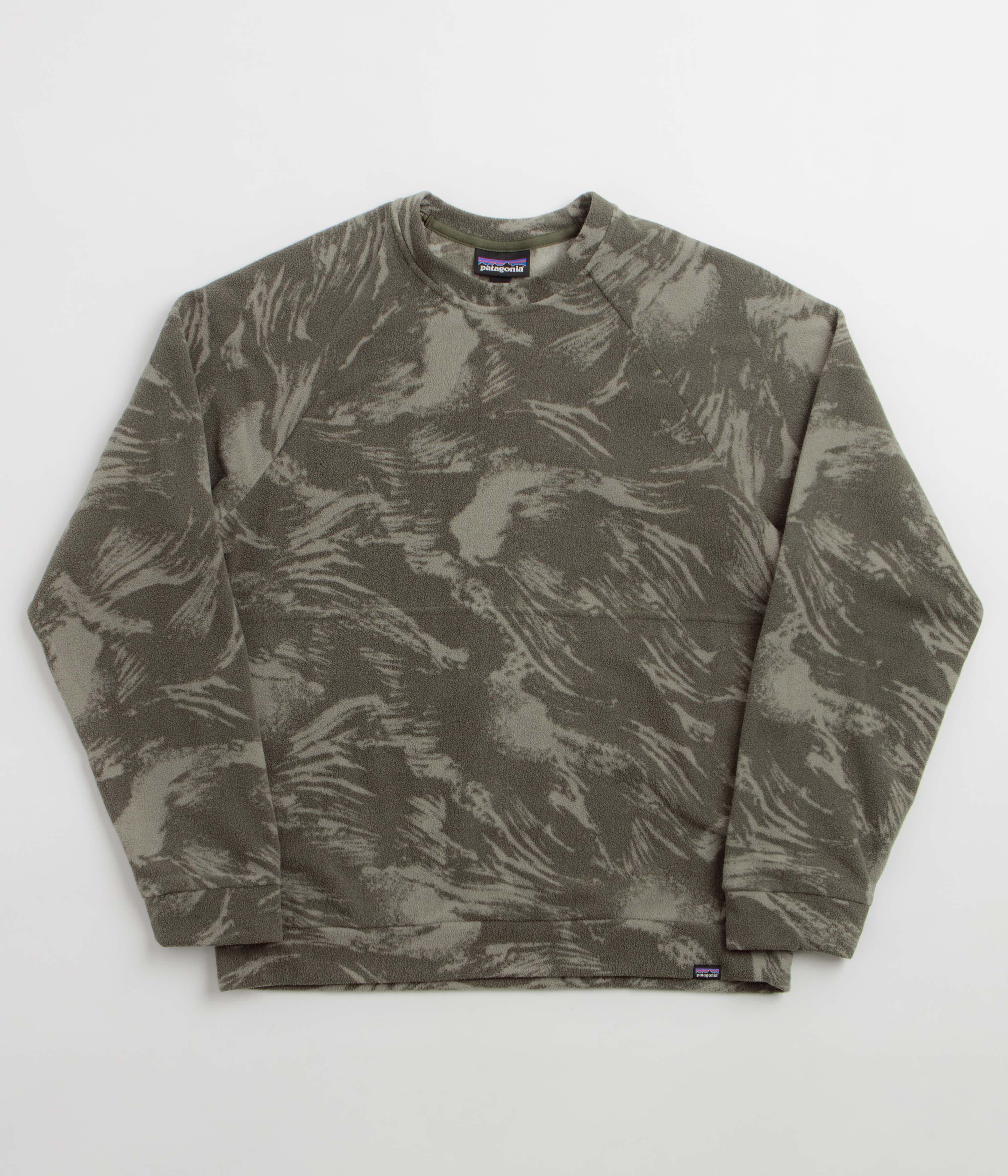 Patagonia Micro D Crewneck Sweatshirt - Polar Breeze: Basin Green