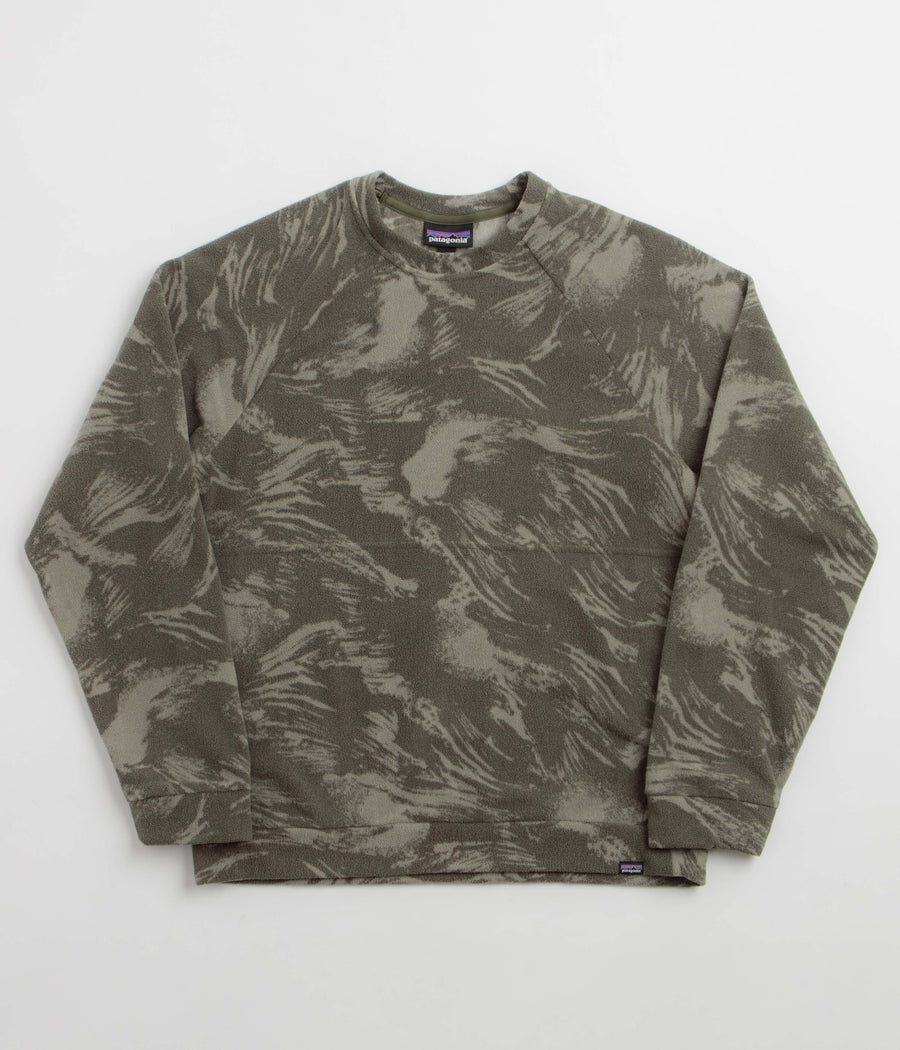 Patagonia Micro D Crewneck Sweatshirt - Polar Breeze: Basin Green