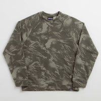 Patagonia Micro D Crewneck Sweatshirt in Polar Breeze: Basin Green thumbnail