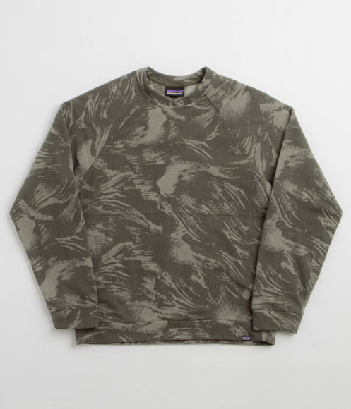 Patagonia Micro D Crewneck Sweatshirt - Polar Breeze: Basin Green