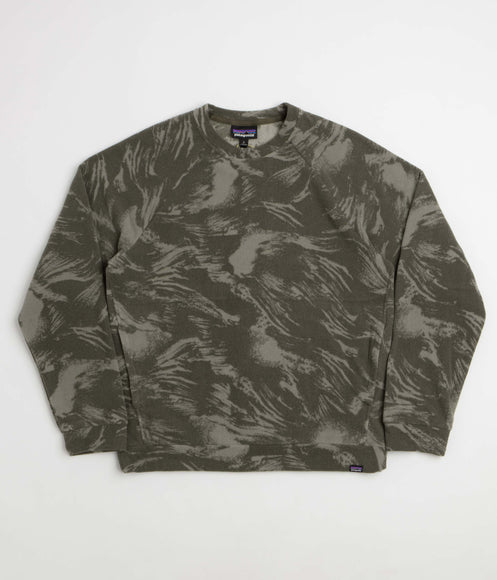 Patagonia Micro D Crewneck Sweatshirt - Polar Breeze: Basin Green