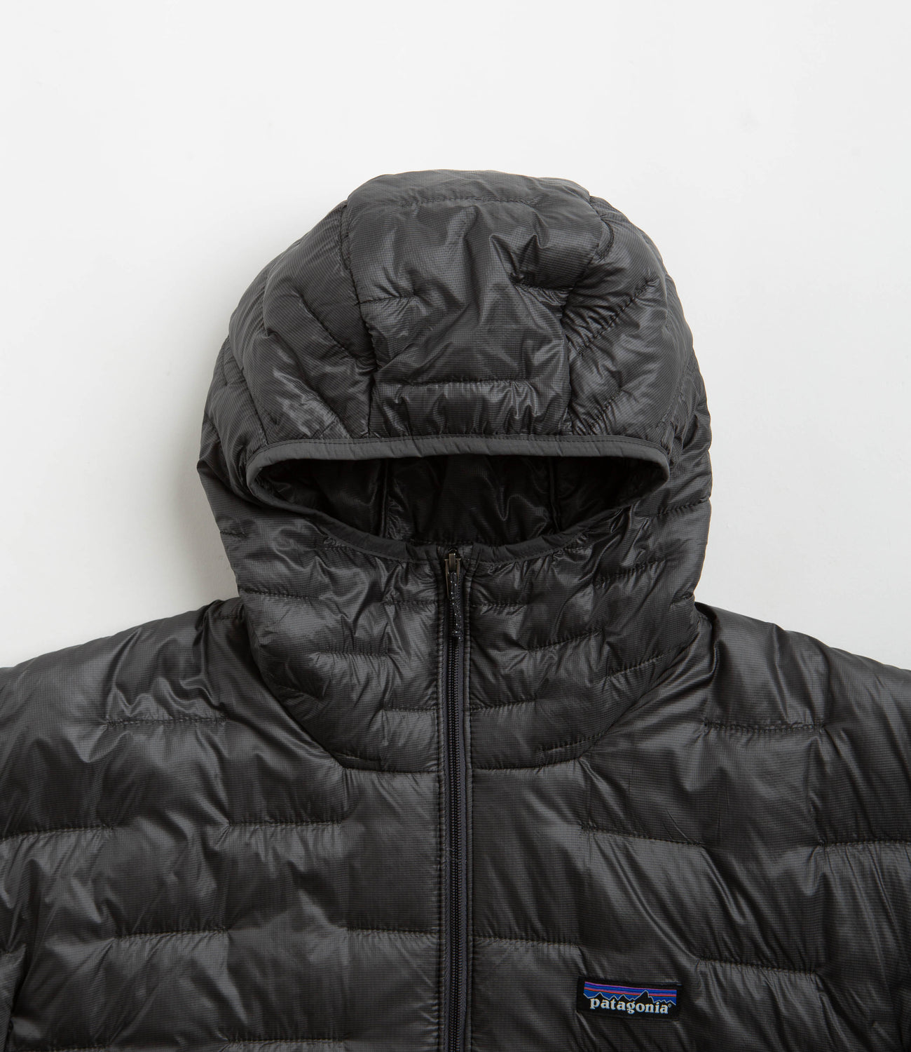 Patagonia Micro Puff Hooded Jacket Forge Grey Flatspot