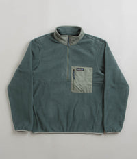 Patagonia Microdini 1/2 Zip Pullover Fleece - Nouveau Green