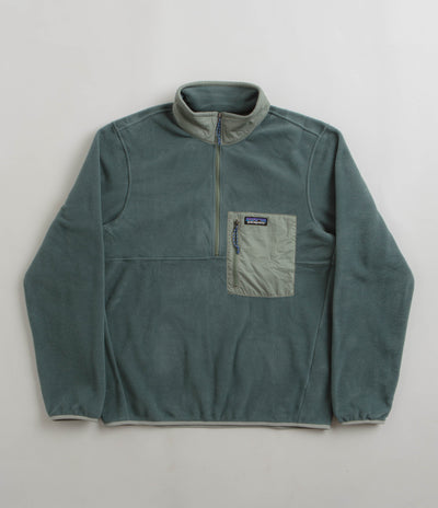 Patagonia Microdini 1/2 Zip Pullover Fleece - Nouveau Green