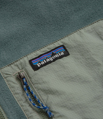 Patagonia Microdini 1/2 Zip Pullover Fleece - Nouveau Green