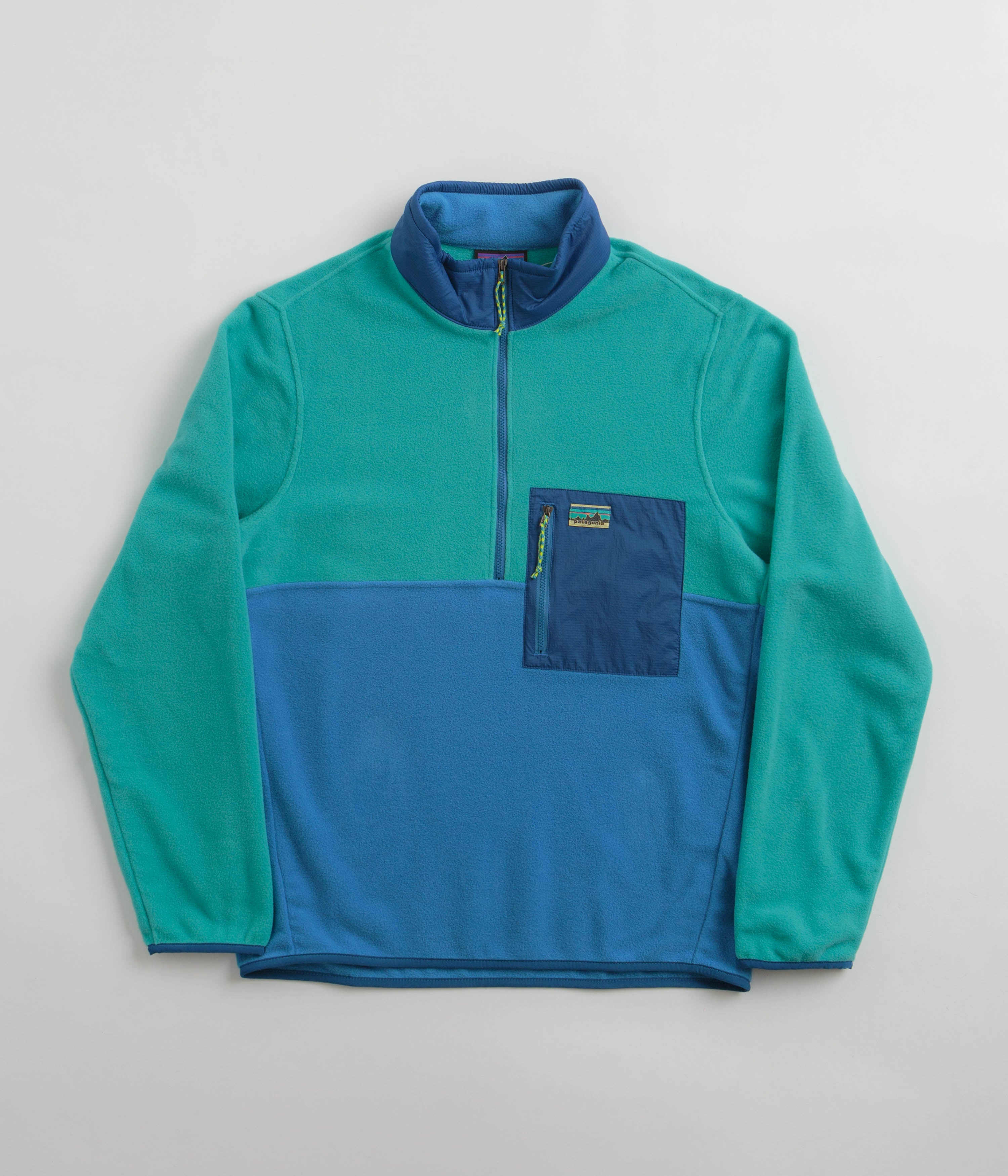 Patagonia red 2025 and blue pullover