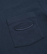 Patagonia MW 95 Oval Logo Pocket T-Shirt - New Navy | flatspot