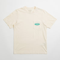 Patagonia MW 95 Oval Logo Pocket T-Shirt in Undyed Natural thumbnail