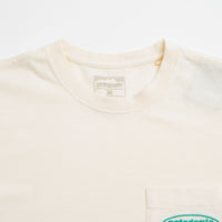 Patagonia MW 95 Oval Logo Pocket T-Shirt in Undyed Natural thumbnail