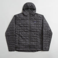 Patagonia Nano Puff Hooded Jacket in Forge Grey thumbnail