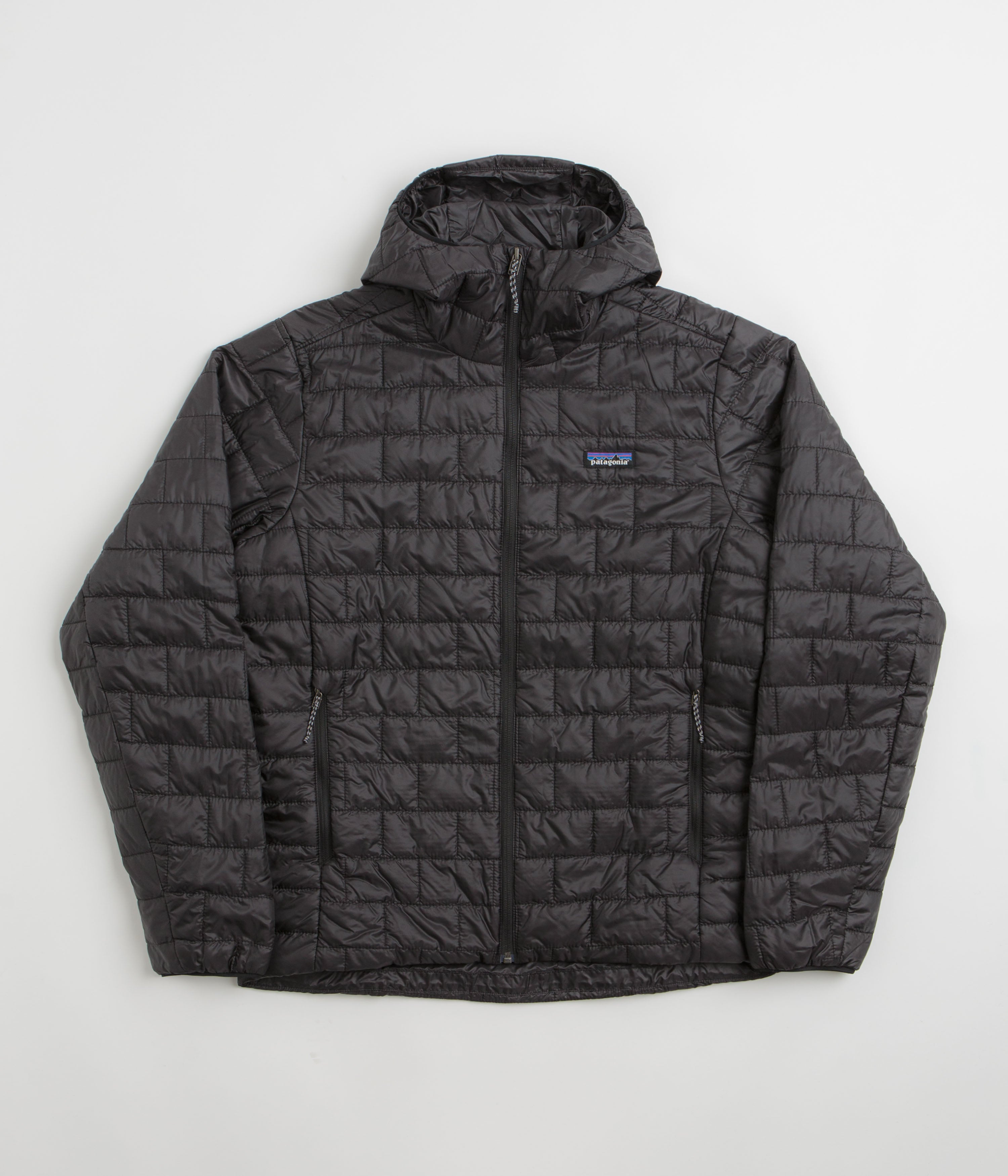 Patagonia Nano Puff Hoodie Jacket in Black