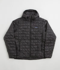 Patagonia Nano Puff Hoodie Jacket in Black