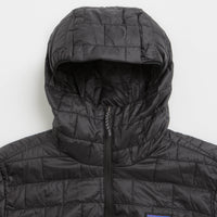 Patagonia Nano Puff Hoodie Jacket in Black thumbnail