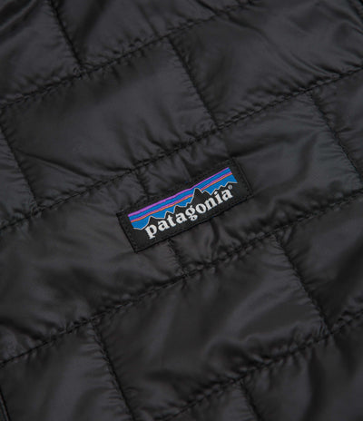 Patagonia Nano Puff Hoodie Jacket in Black