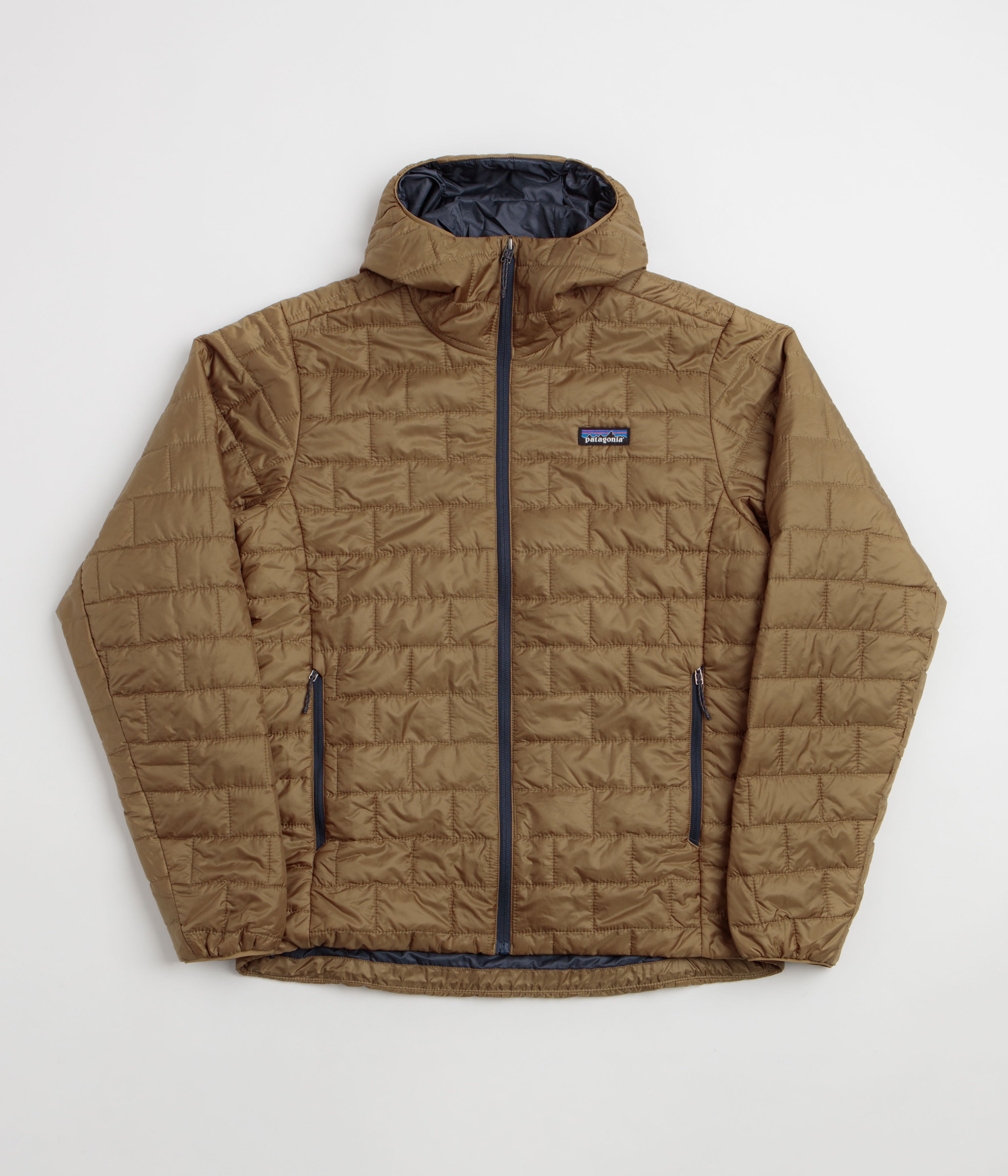 Patagonia Nano Puff Hoodie Jacket in Deer Brown
