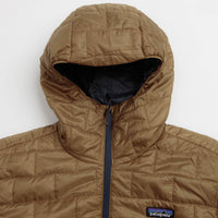 Patagonia Nano Puff Hoodie Jacket - Deer Brown thumbnail
