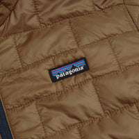 Patagonia Nano Puff Hoodie Jacket - Deer Brown thumbnail