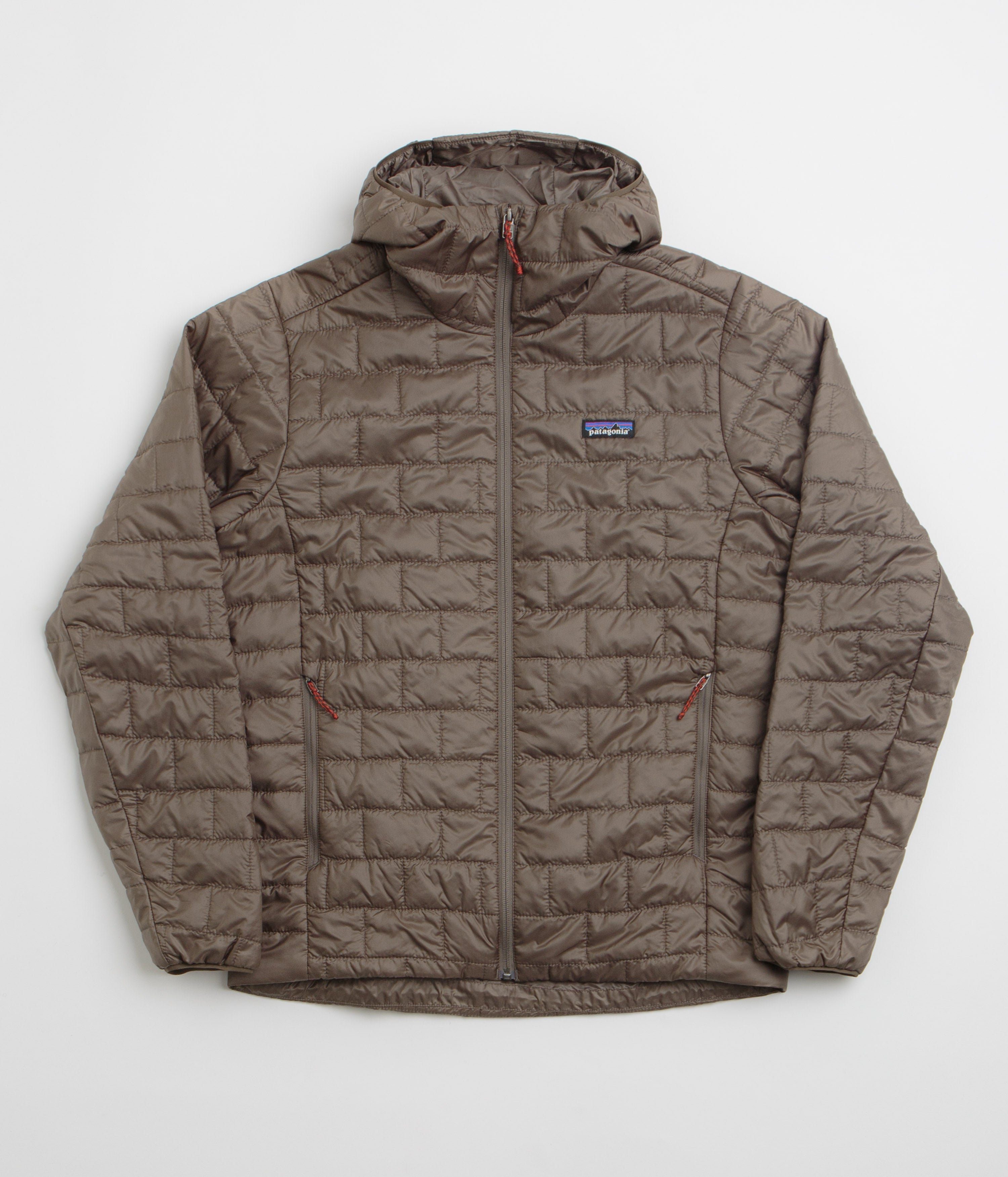 Patagonia Nano Puff Hoodie Jacket in Marlow Brown