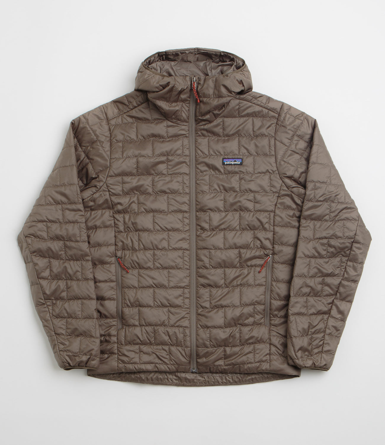 Patagonia Nano Puff Hoodie Jacket - Marlow Brown | Flatspot