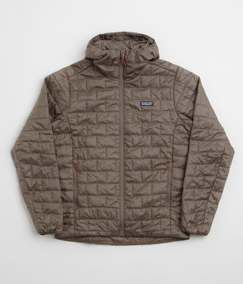 Patagonia Nano Puff Hoodie Jacket - Marlow Brown