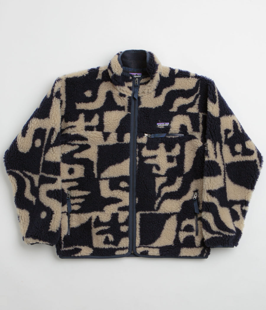 Patagonia Natural Blend Retro Cardigan in Mother Tree: Oar Tan