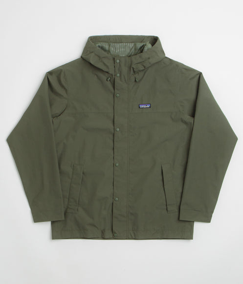 Patagonia Outdoor Everyday Rain Jacket - Basin Green